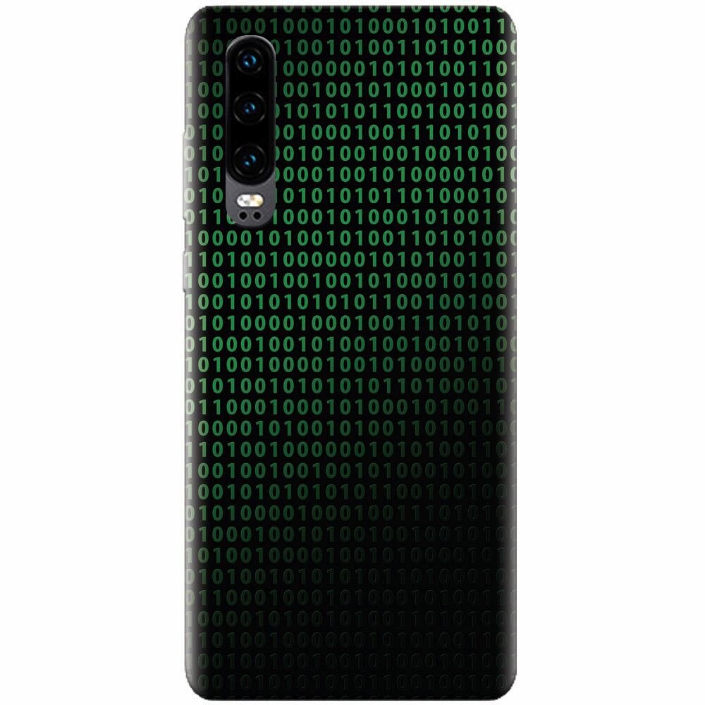 Husa silicon pentru Huawei P30, Binary Code