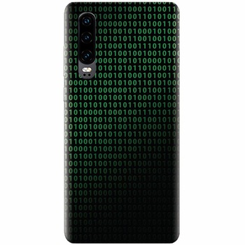 Husa silicon pentru Huawei P30, Binary Code Husa silicon pentru Huawei P30, Binary Code