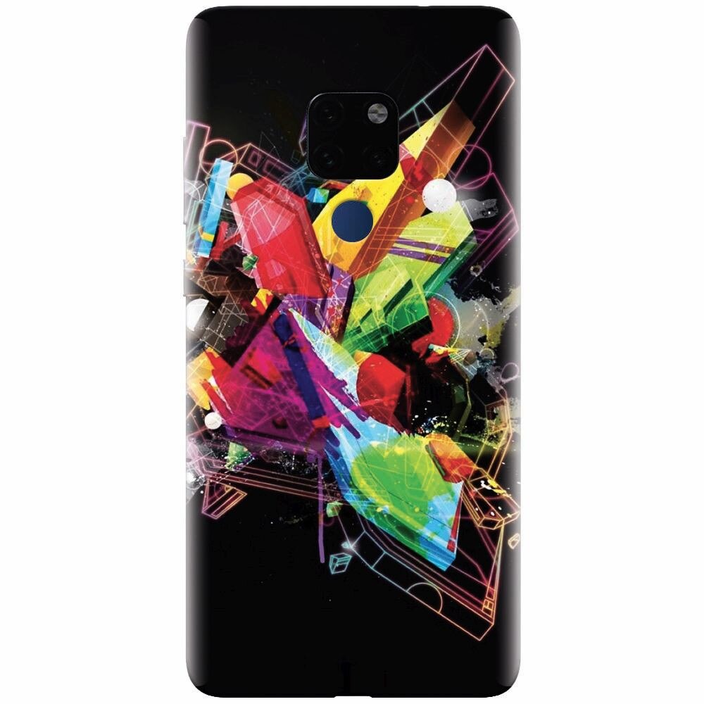 Husa silicon pentru Huawei Mate 20, Abstract Shape