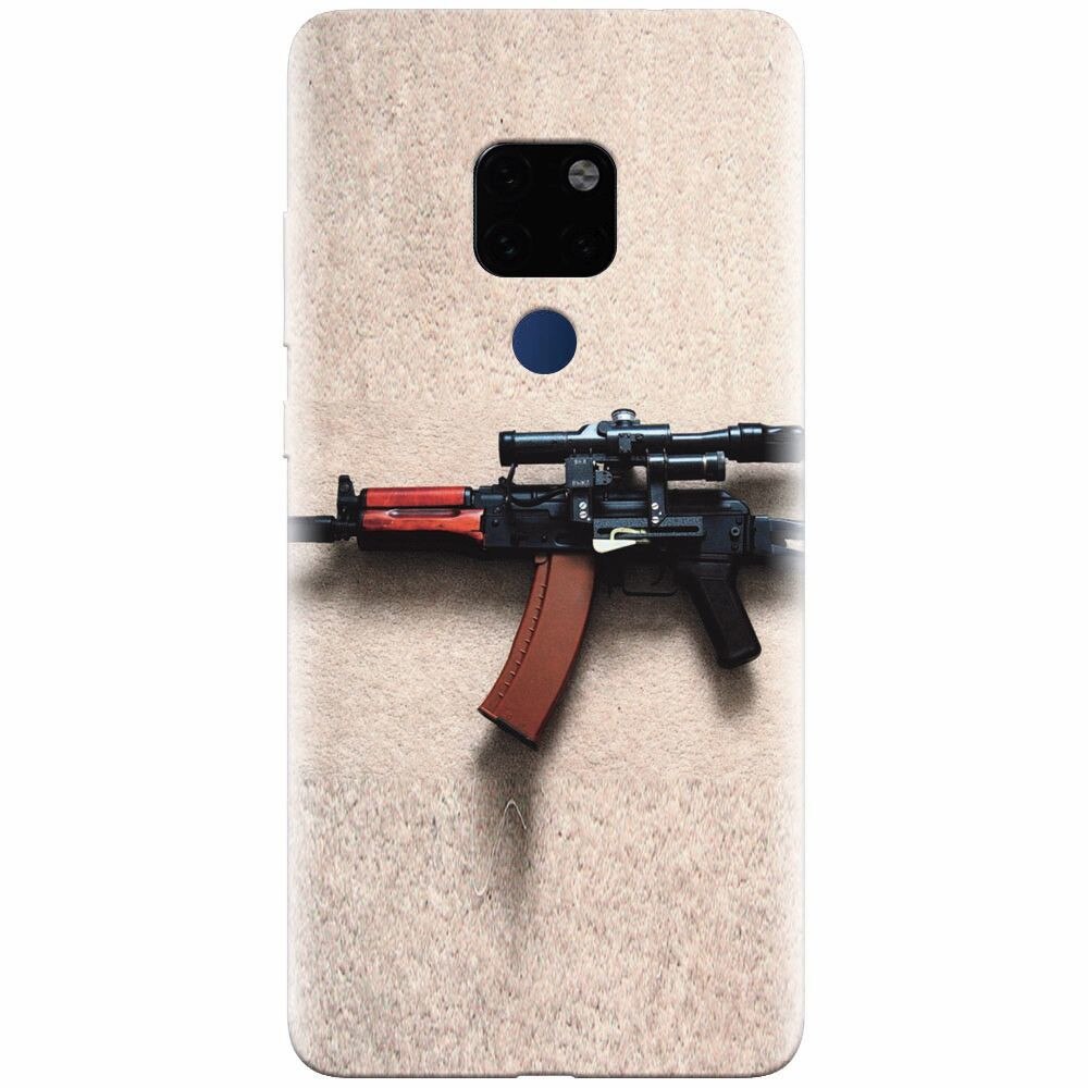 Husa silicon pentru Huawei Mate 20, AK Kalashnikov Gun Of Military
