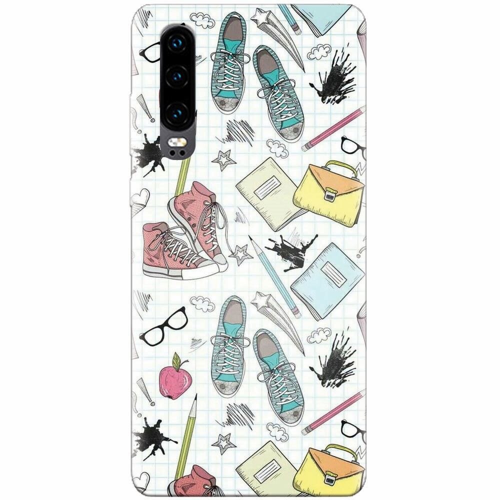 Husa silicon pentru Huawei P30, School