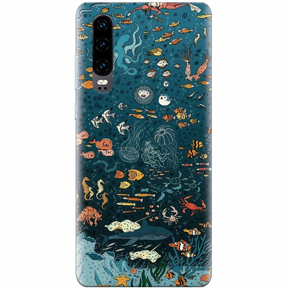Husa silicon pentru Huawei P30, Under The Sea