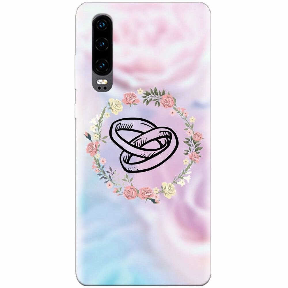 Husa silicon pentru Huawei P30, Rings