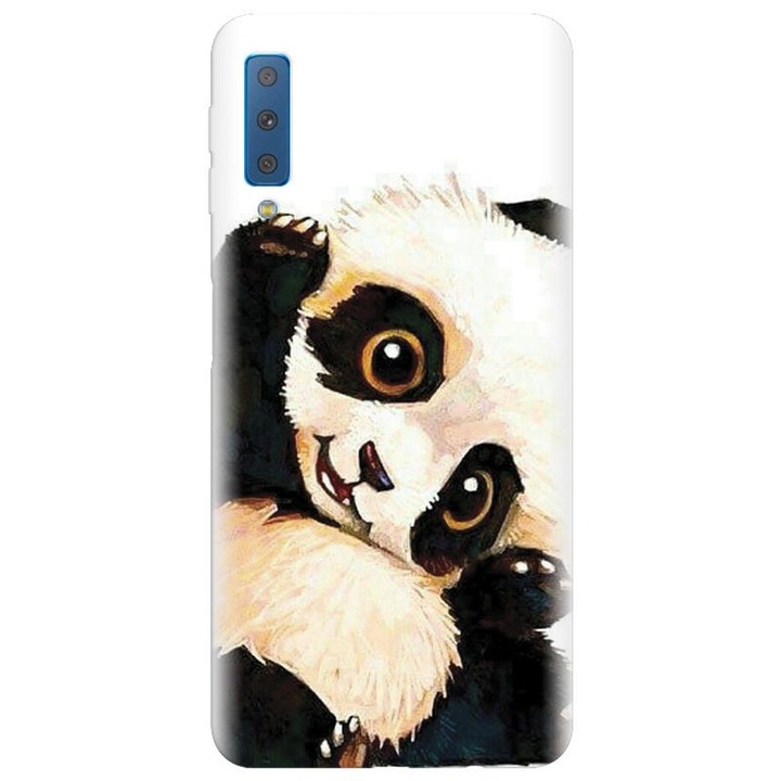 Szilikon tok Samsung Galaxy A7 2018, Baby Panda 002 telefonhoz