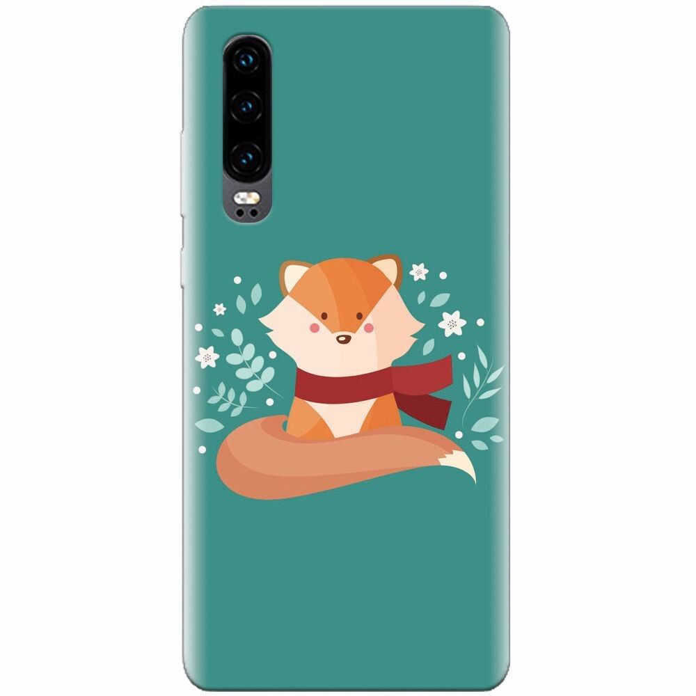 Husa silicon pentru Huawei P30, Winter Fox