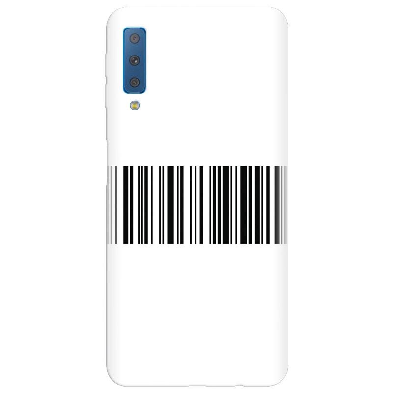 Husa silicon pentru Samsung Galaxy A7 2018, Bar Code