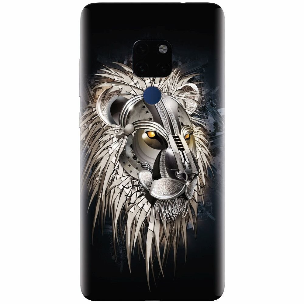 Husa silicon pentru Huawei Mate 20, Abstract Lion 001