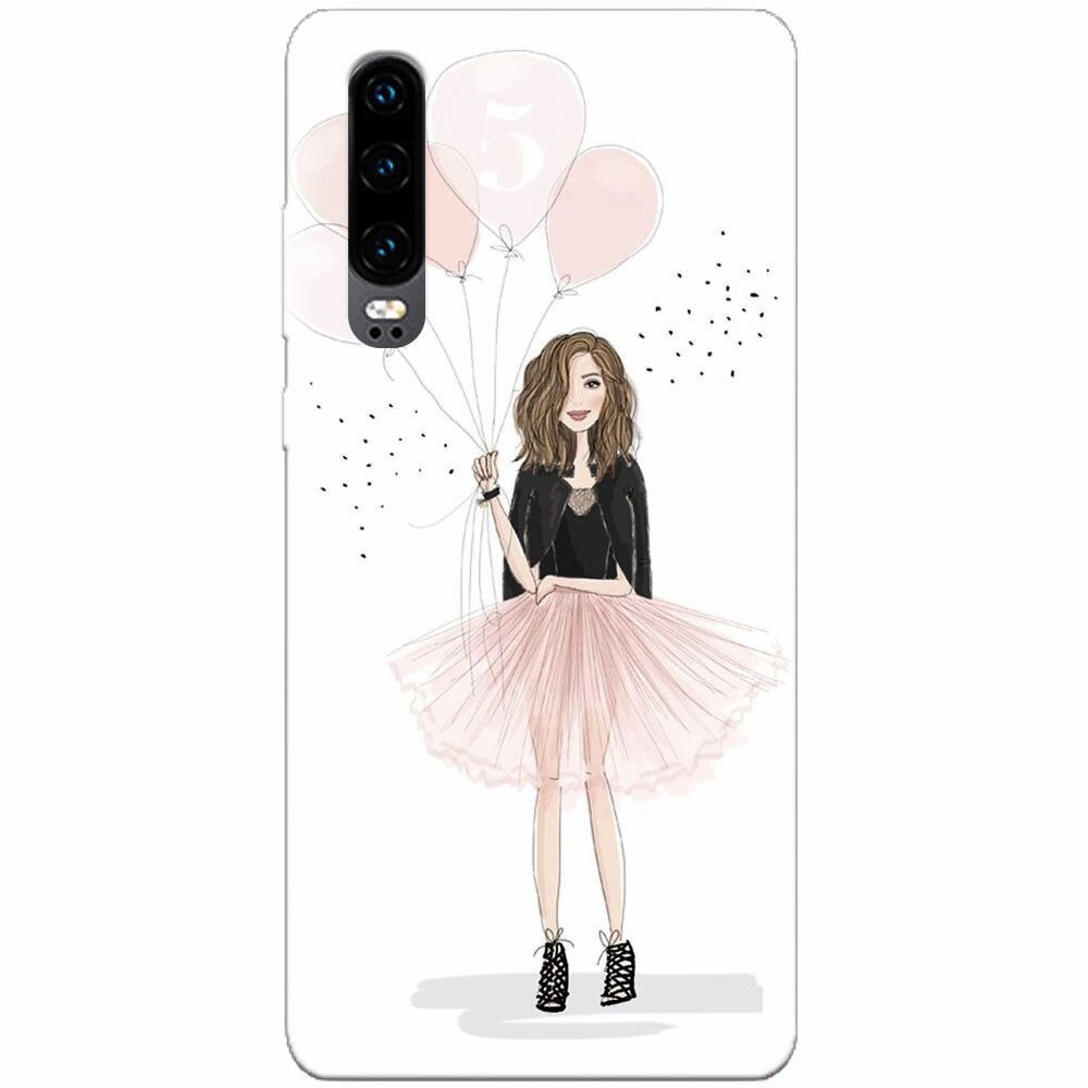 Husa silicon pentru Huawei P30, Happy Aniversary