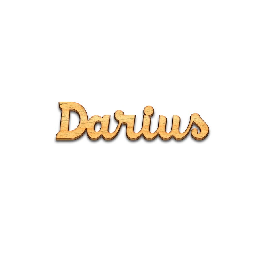 Decor nume Darius 20 cm inaltime