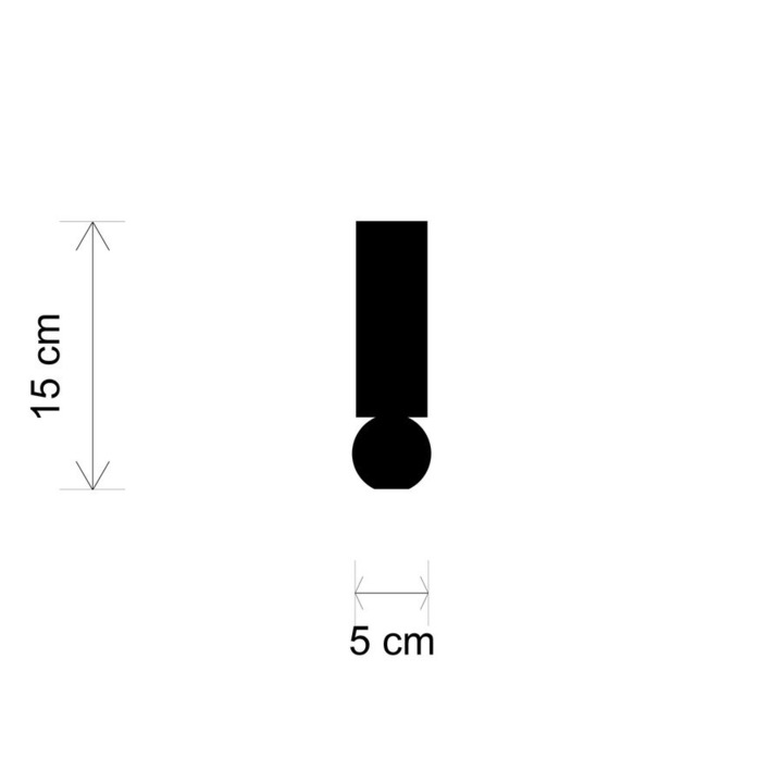 Decor caracter "!" 15 cm inaltime