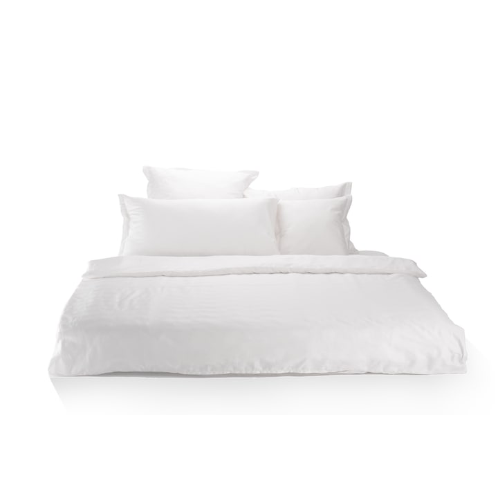 Спален комплект Sleepmode Double, 4 части, 100% памучен сатен, бял