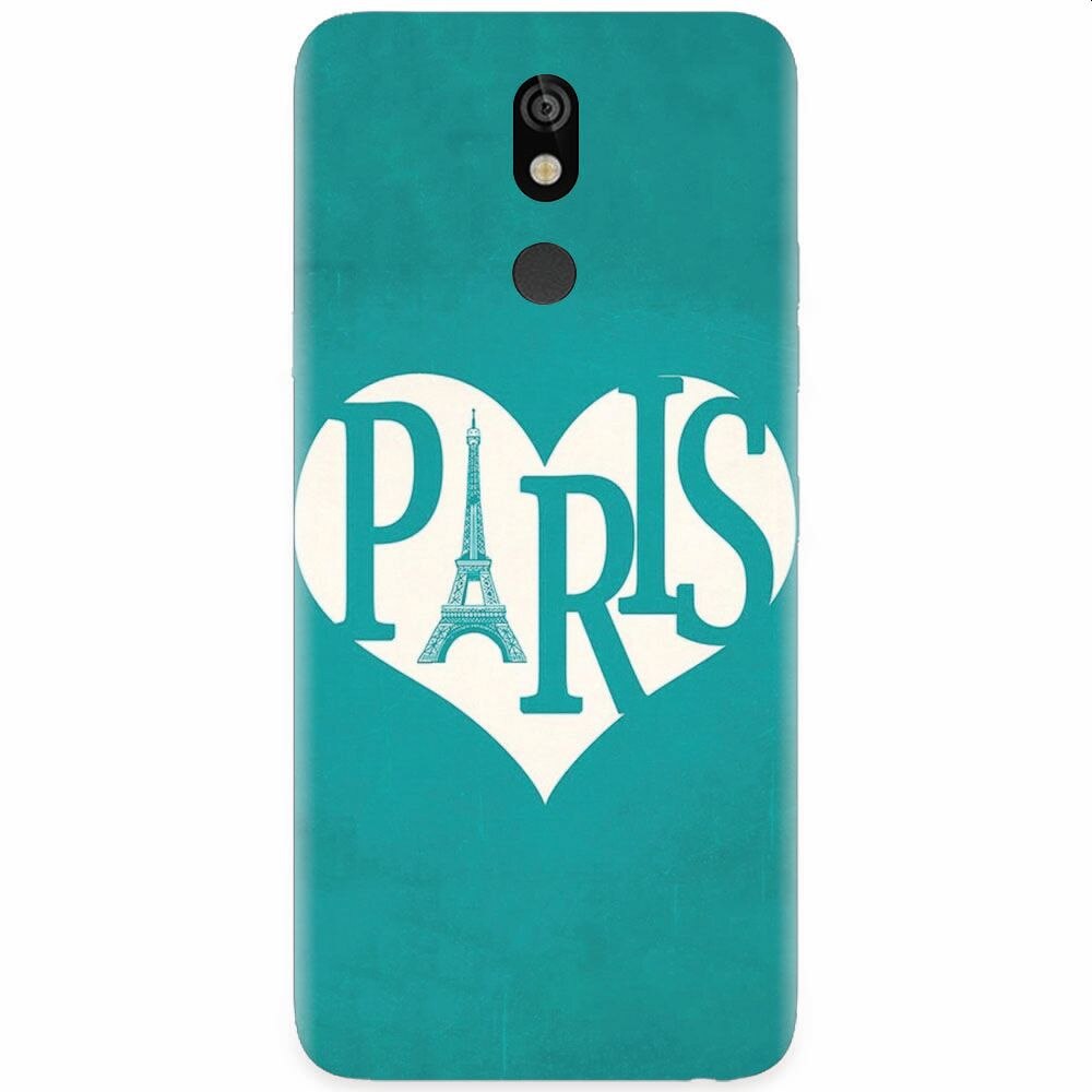 Husa silicon pentru LG K40, I Love Paris