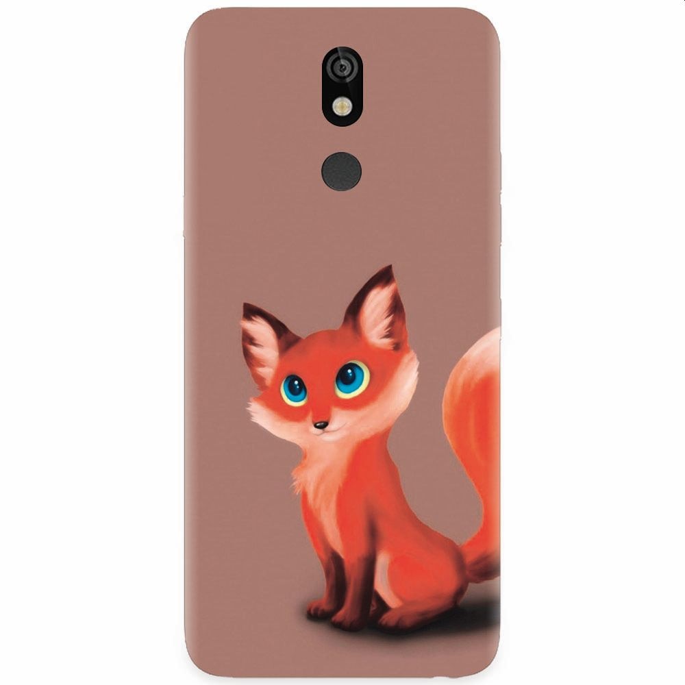 Husa silicon pentru LG K40, Fox Cartoon Animal And