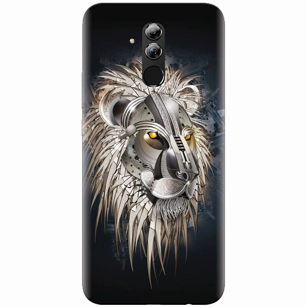 Husa silicon pentru Huawei Mate 20 Lite, Abstract Lion 001