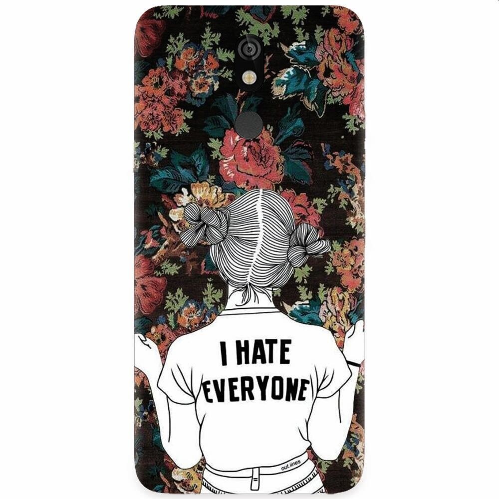 Husa silicon pentru LG K40, I Hate Everyone