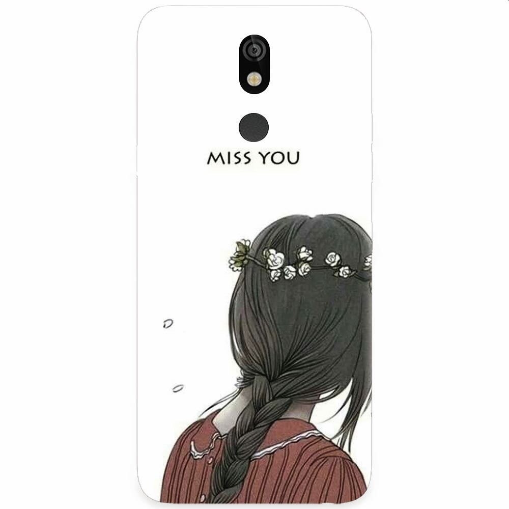 Husa silicon pentru LG K40, Miss You