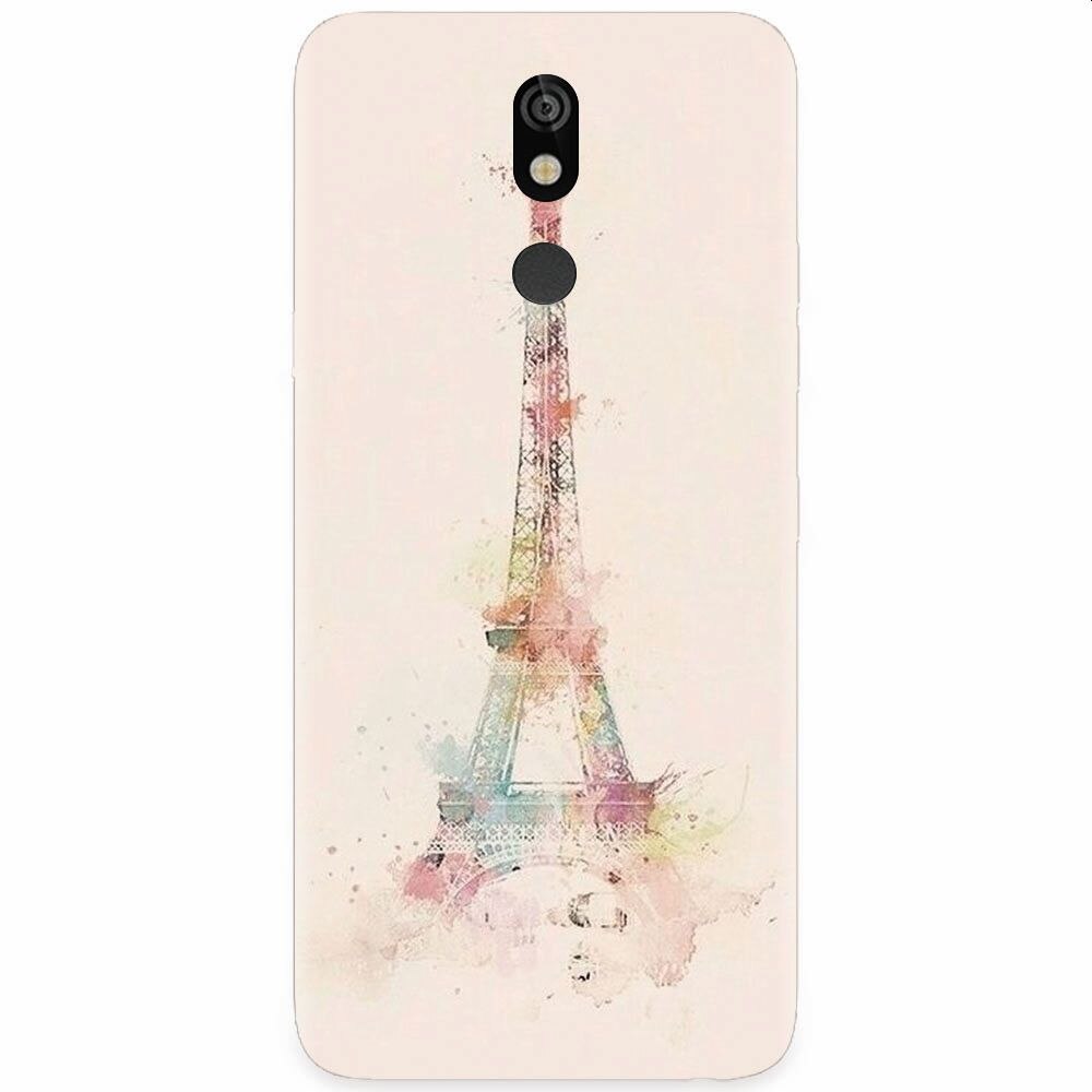 Husa silicon pentru LG K40, Eiffel Tower 001