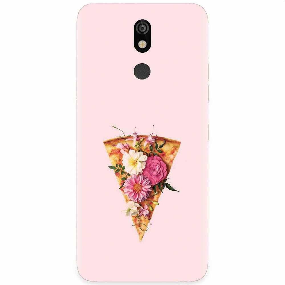 Husa silicon pentru LG K40, Flower Pizza