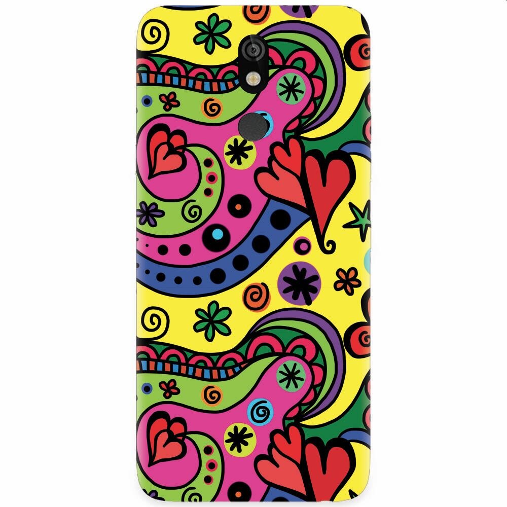 Husa silicon pentru LG K40, Heart Color