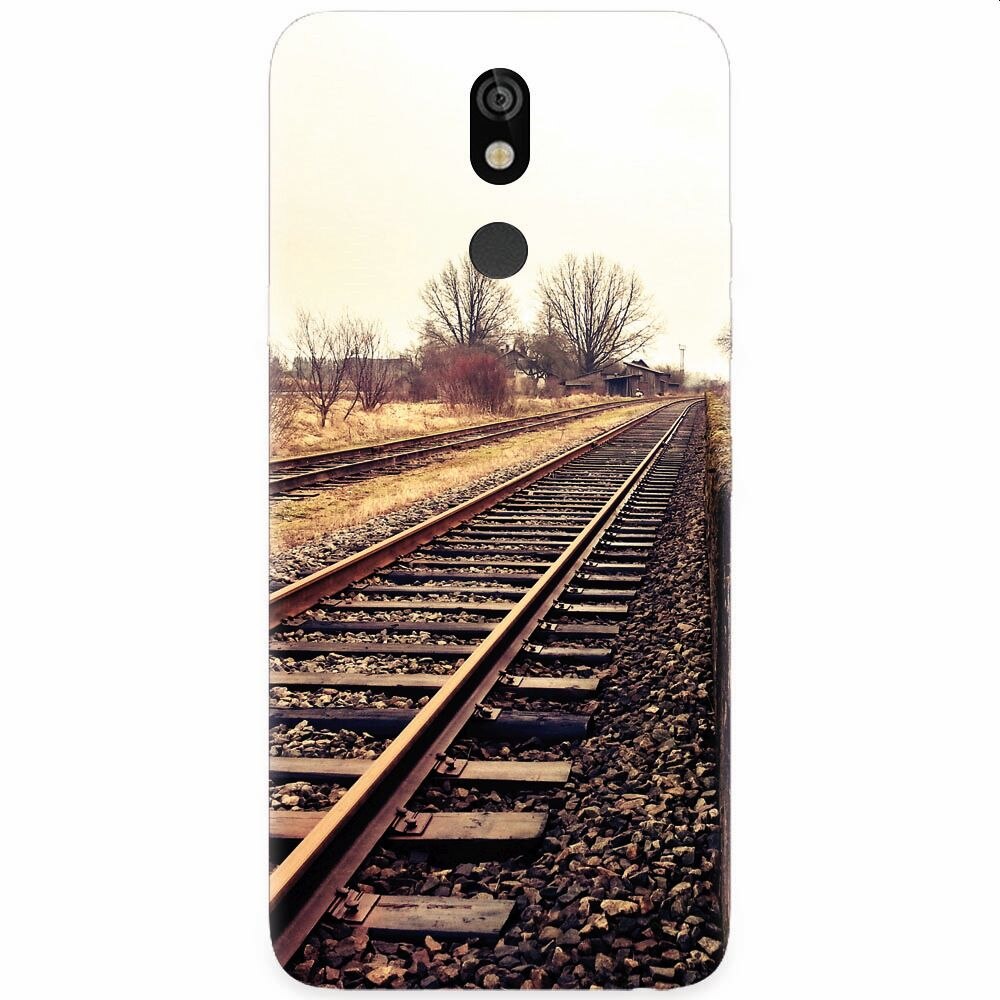 Husa silicon pentru LG K40, Railroad