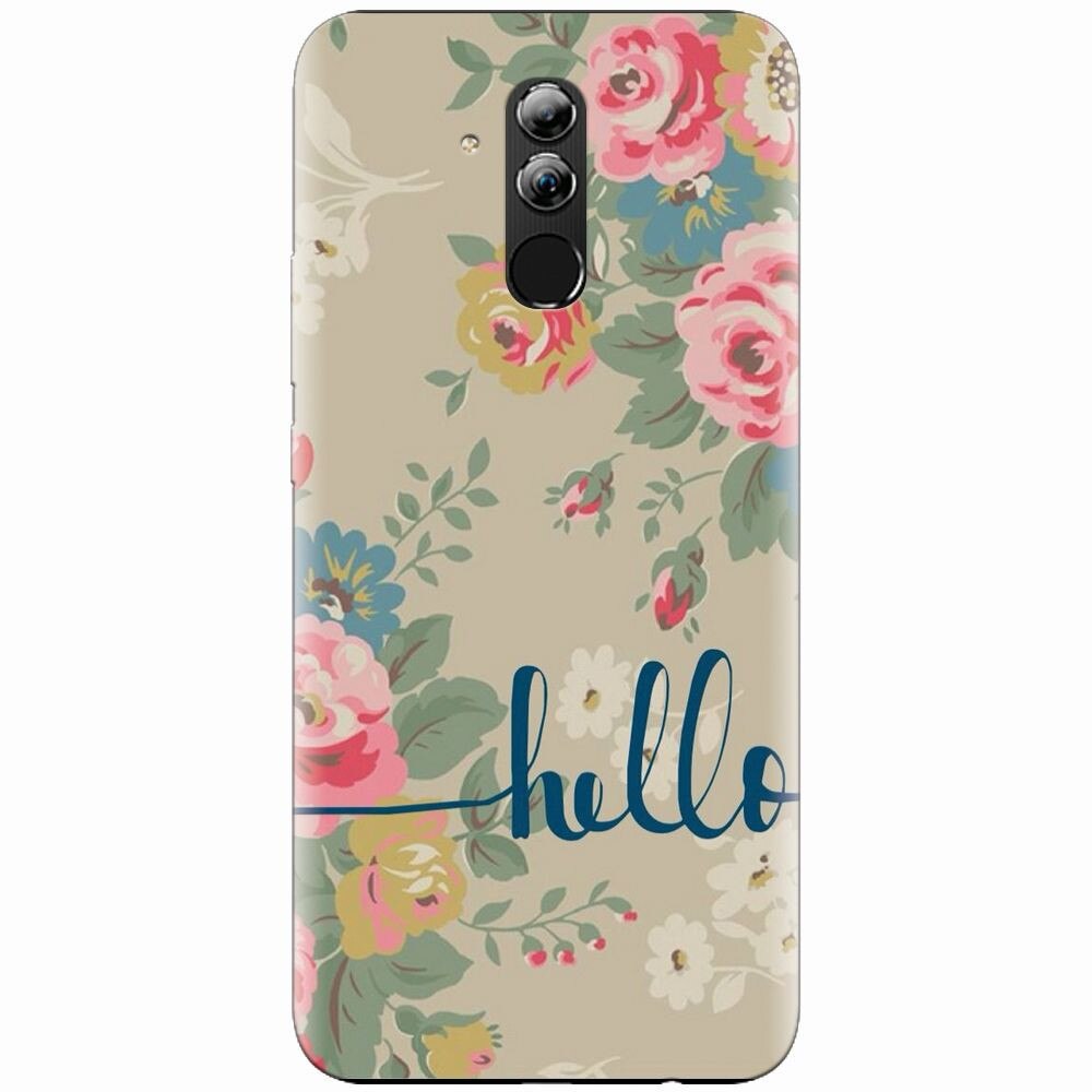 Husa silicon pentru Huawei Mate 20 Lite, Cute Flower Phone