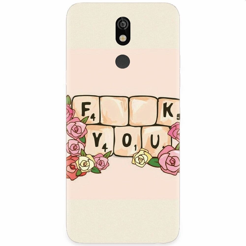 Husa silicon pentru LG K40, Scrabble