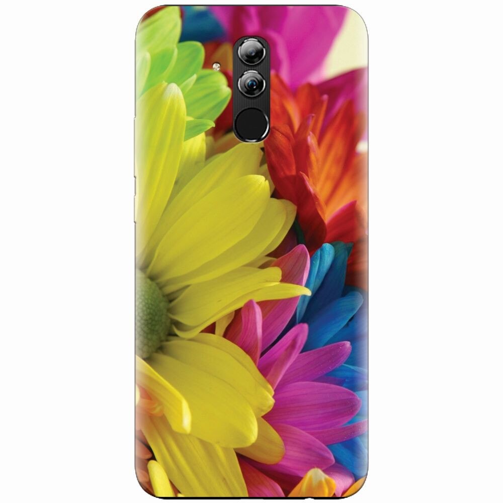 Husa silicon pentru Huawei Mate 20 Lite, Flower