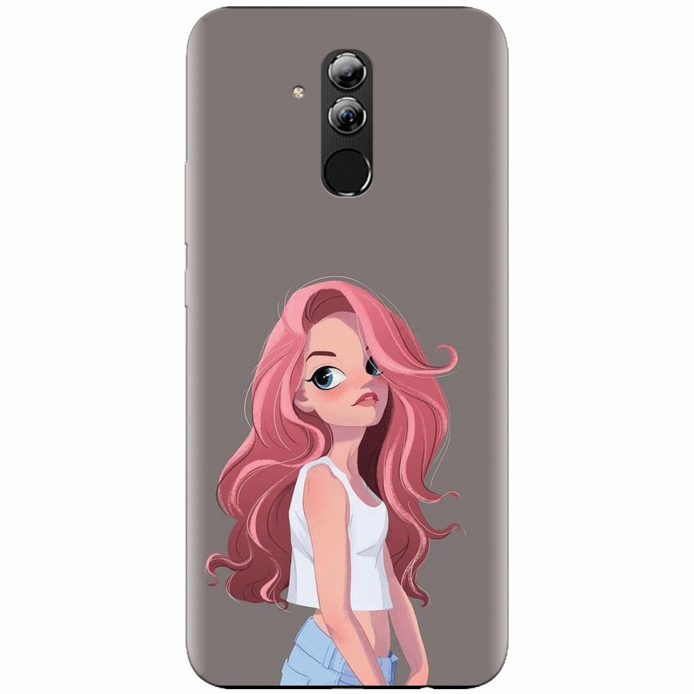 Husa silicon pentru Huawei Mate 20 Lite, Cute Girl
