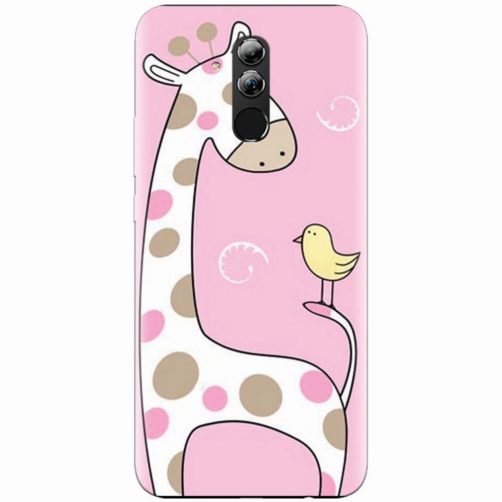 Husa silicon pentru Huawei Mate 20 Lite, Cute Giraffe