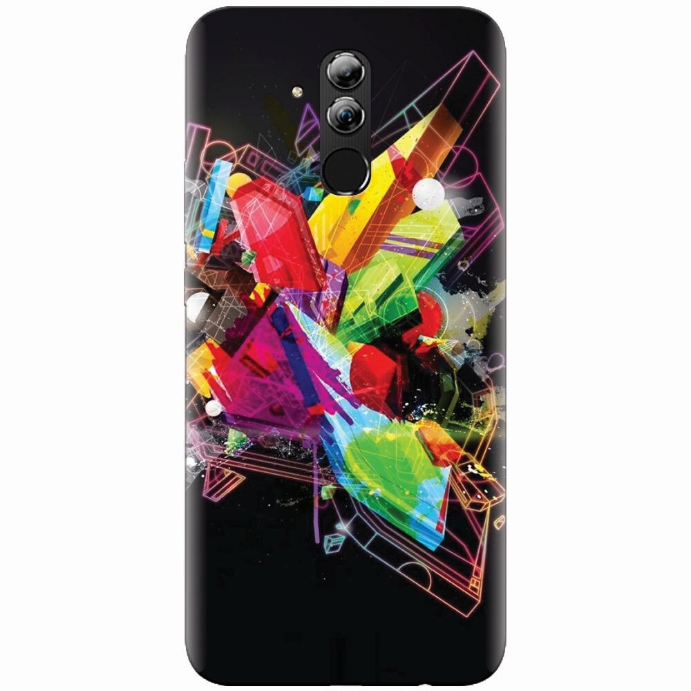 Husa silicon pentru Huawei Mate 20 Lite, Abstract Shape