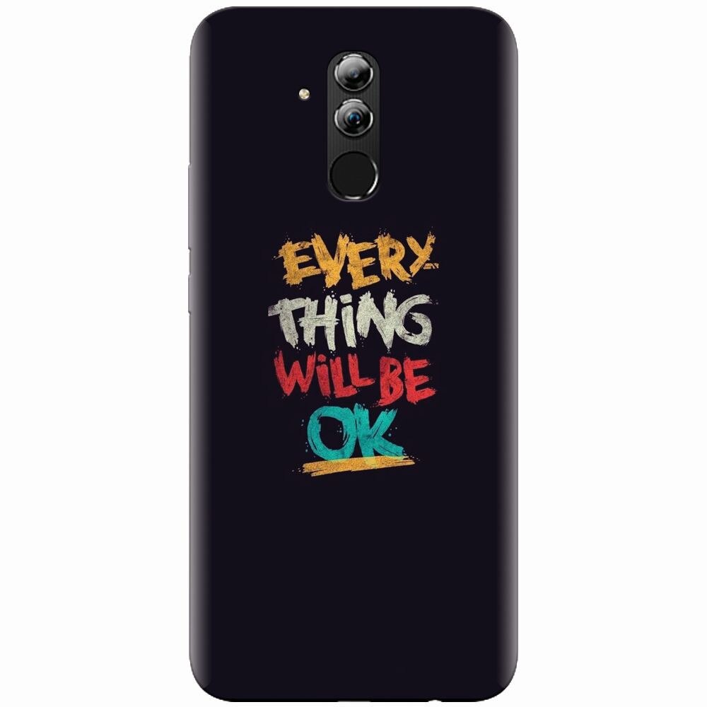 Husa silicon pentru Huawei Mate 20 Lite, Everything Will Be Ok