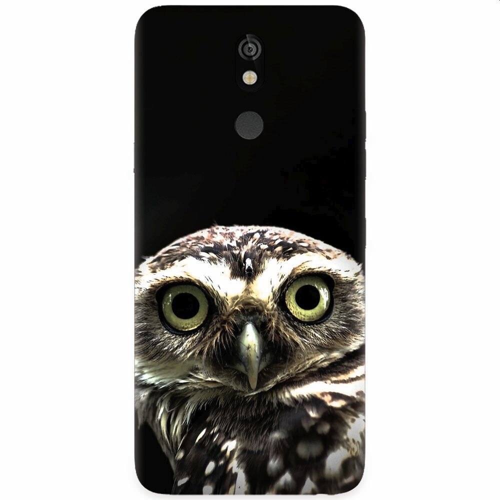 Husa silicon pentru LG K40, Owl In The Dark