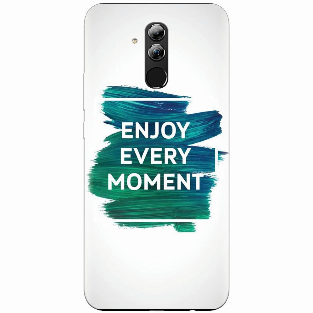 Husa silicon pentru Huawei Mate 20 Lite, Enjoy Every Moment Motivational