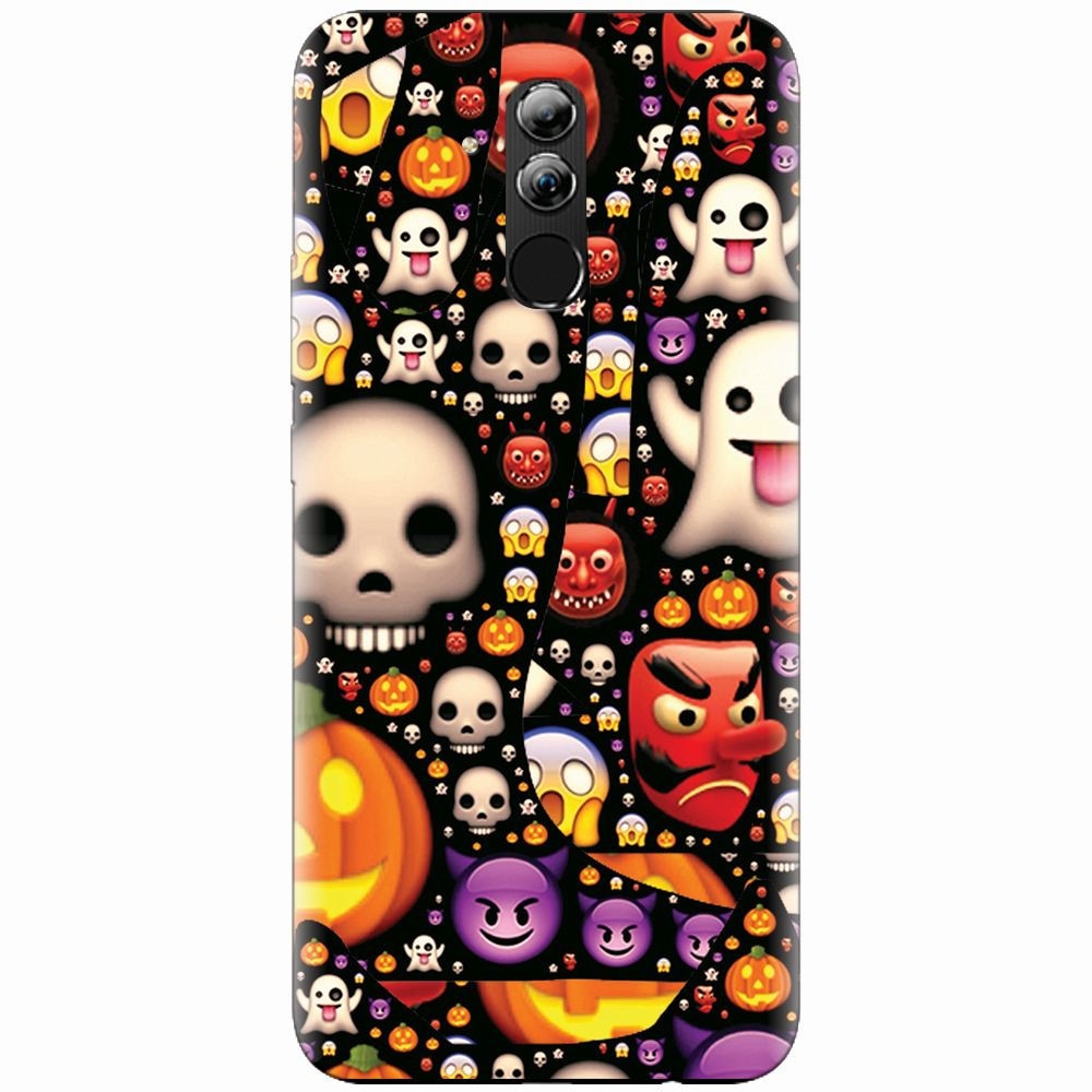 Husa silicon pentru Huawei Mate 20 Lite, Emoji Mess