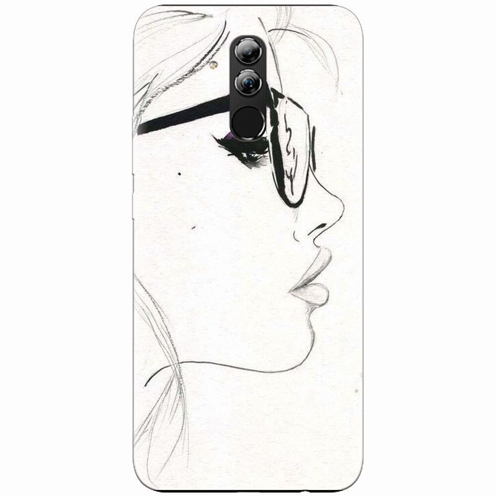 Husa silicon pentru Huawei Mate 20 Lite, Girl Face