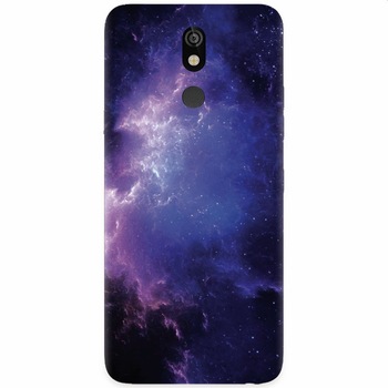 Husa silicon pentru LG K40, Purple Space Nebula Husa silicon pentru LG K40, Purple Space Nebula
