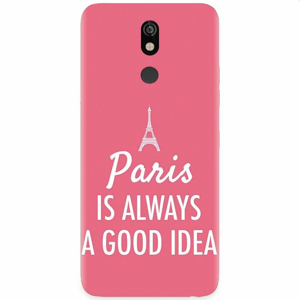 Husa silicon pentru LG K40, Paris Is Always A Good Idea