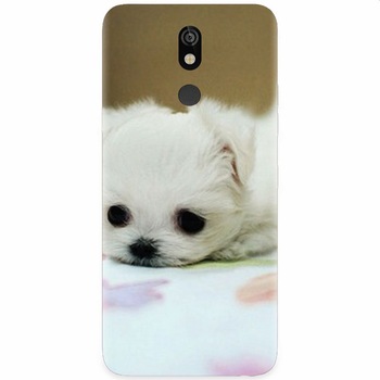 Husa silicon pentru LG K40, Puppies 001 Husa silicon pentru LG K40, Puppies 001