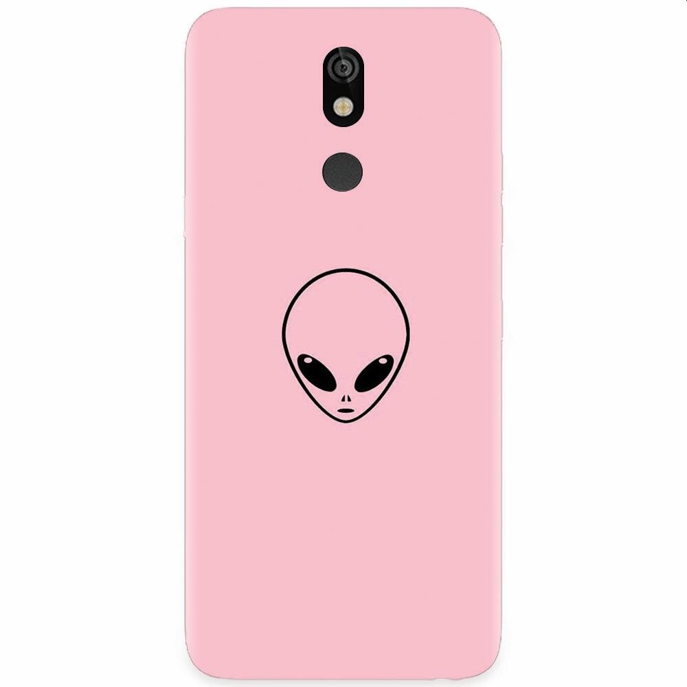 Husa silicon pentru LG K40, Pink Alien