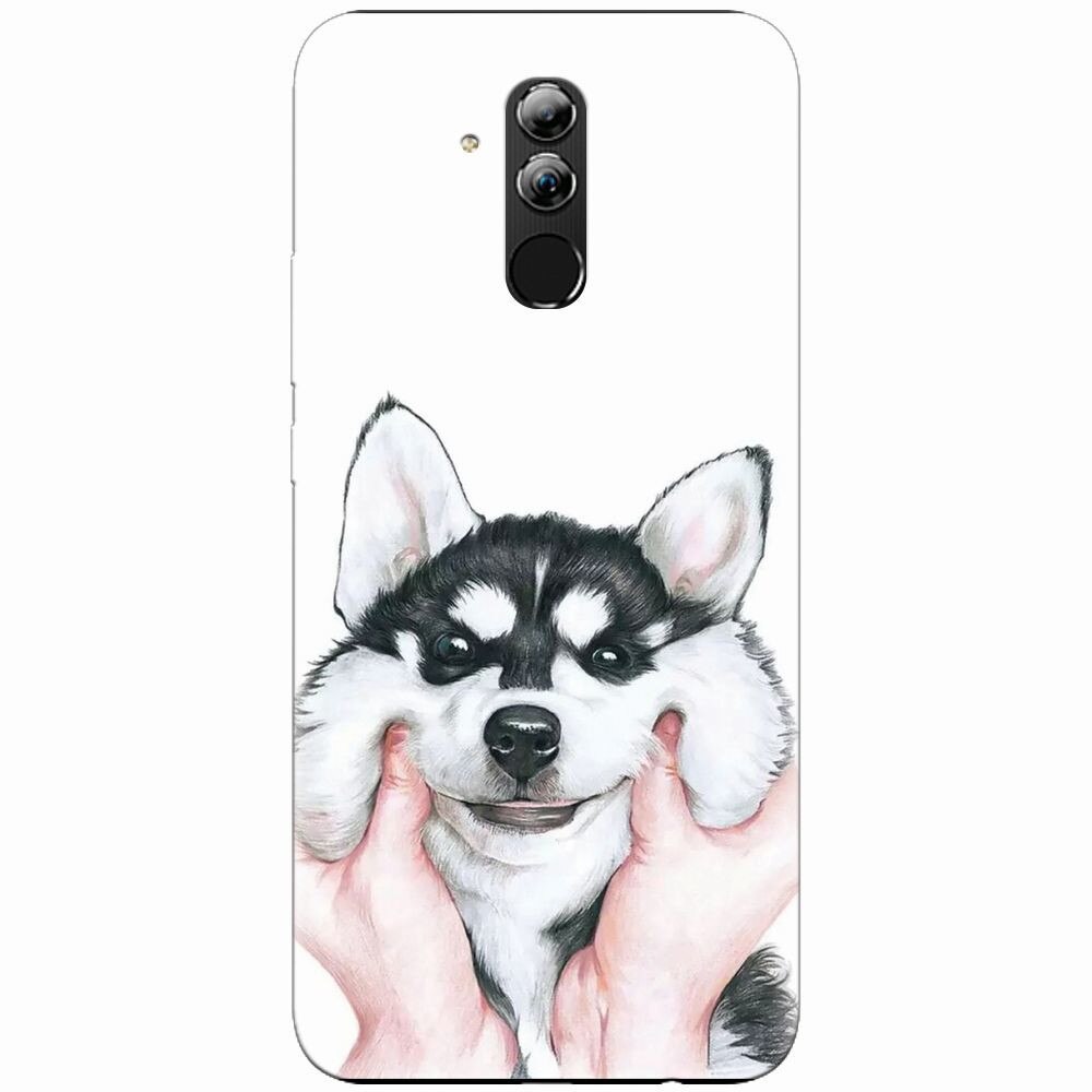 Husa silicon pentru Huawei Mate 20 Lite, Cute Dog 1.