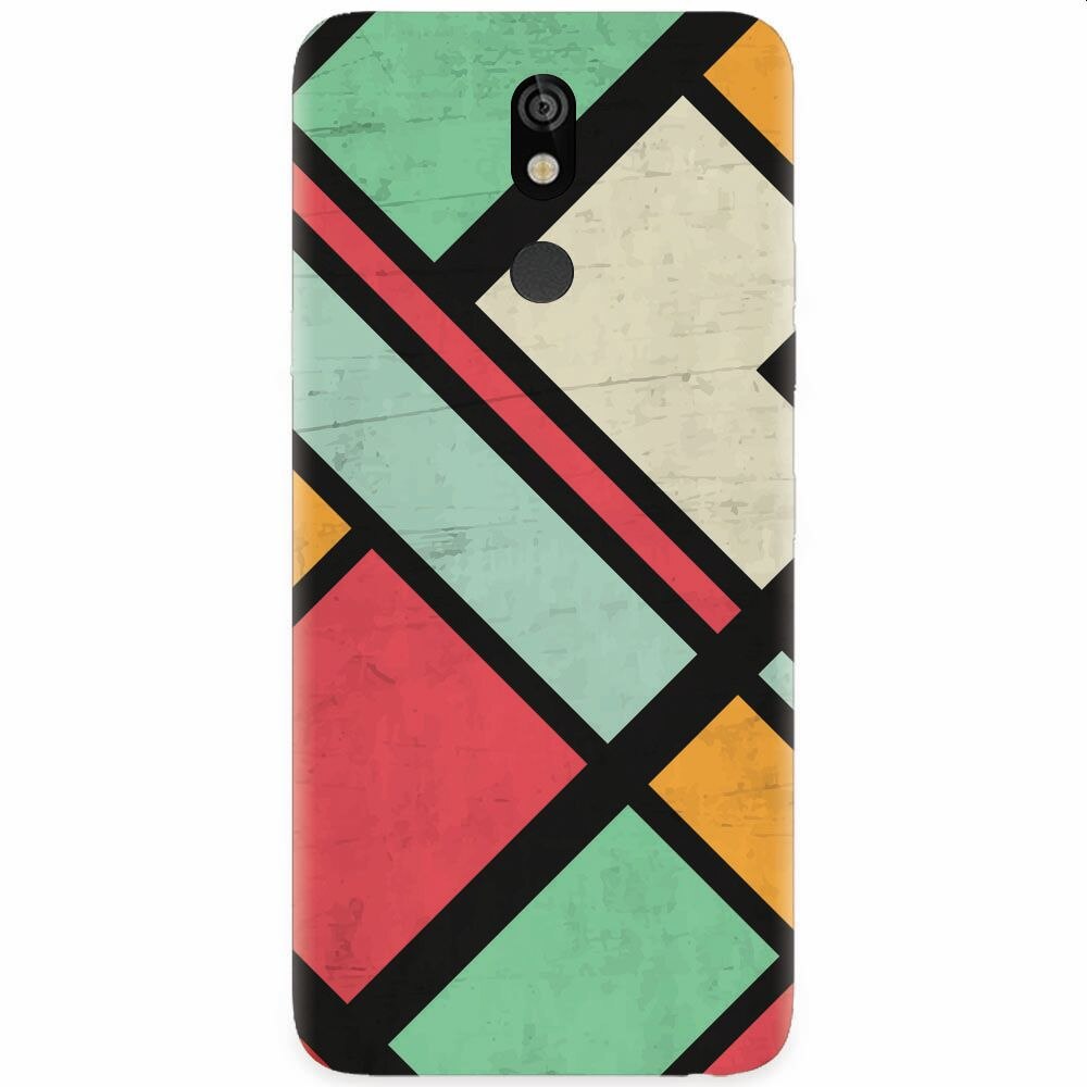 Husa silicon pentru LG K40, Retro Grunge