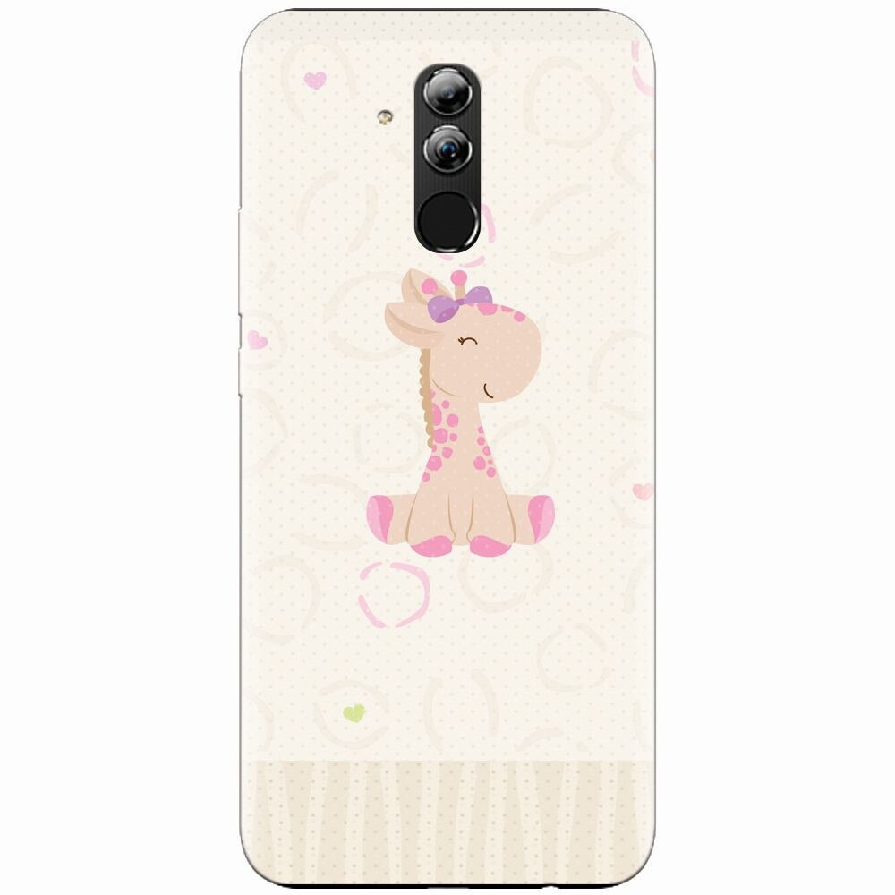 Husa silicon pentru Huawei Mate 20 Lite, Giraffe Cute