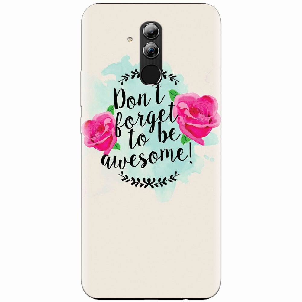 Husa silicon pentru Huawei Mate 20 Lite, Dont Forget