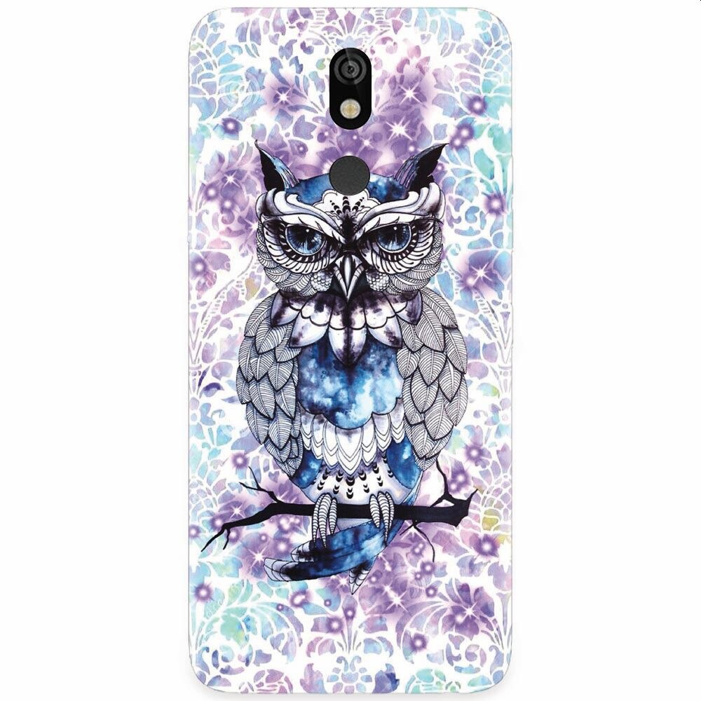 Husa silicon pentru LG K40, Abstract Owl