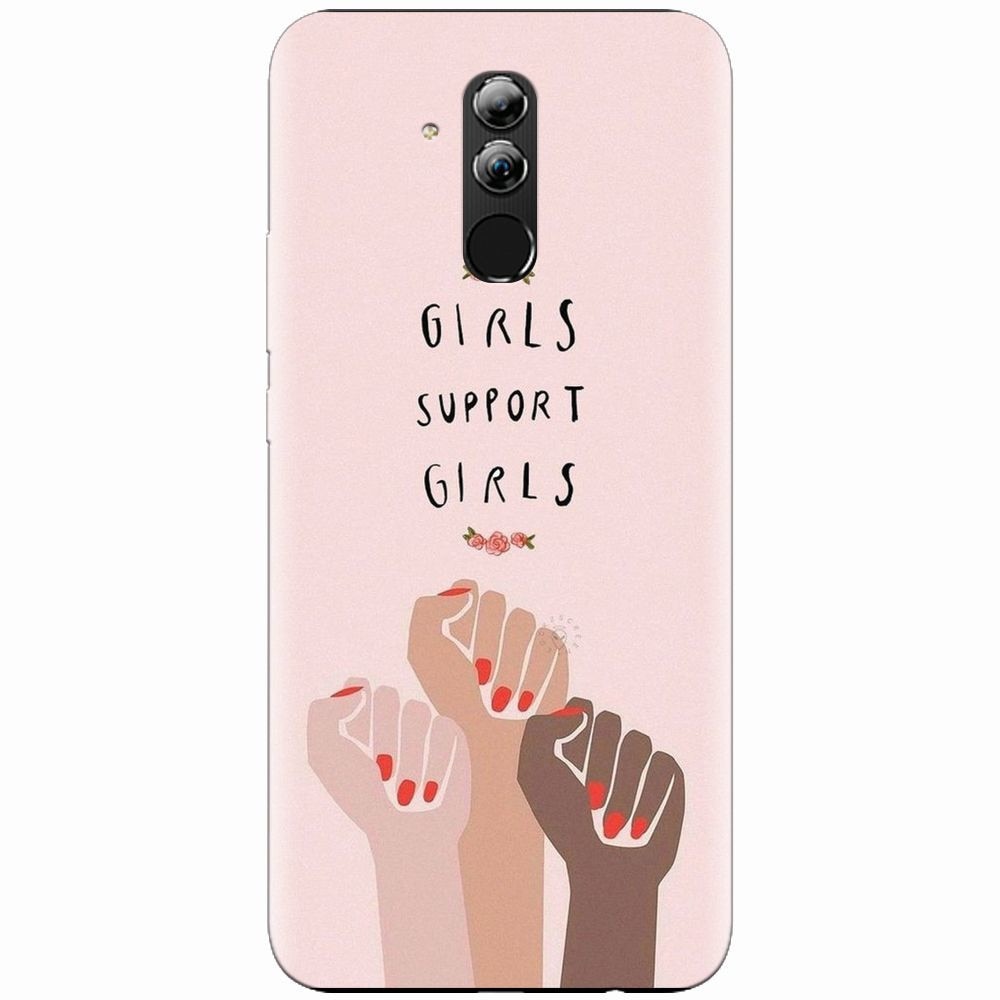 Husa silicon pentru Huawei Mate 20 Lite, Girls Supportgirls