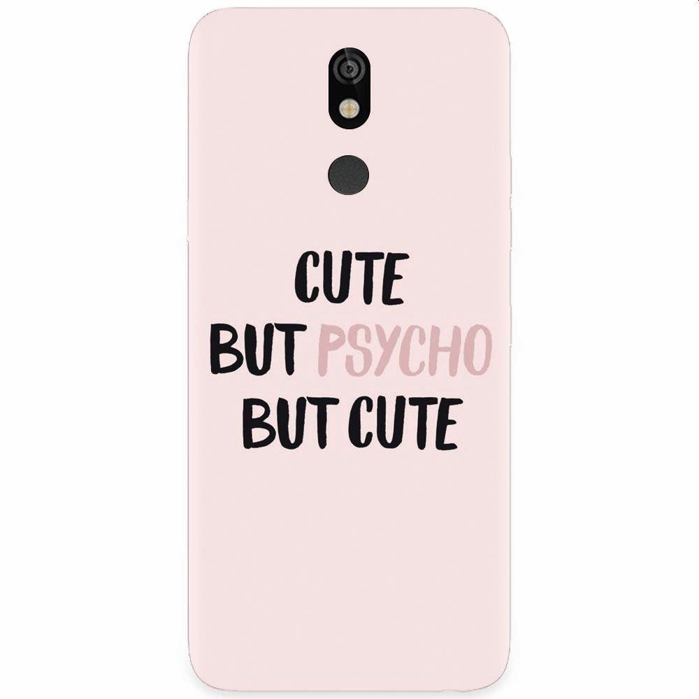 Husa silicon pentru LG K40, Cute But Psycho