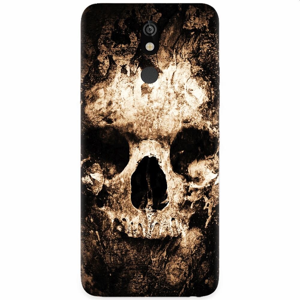 Husa silicon pentru LG K40, Zombie Skull