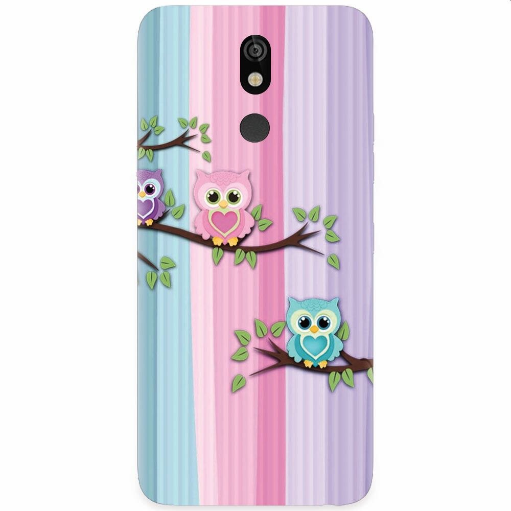 Husa silicon pentru LG K40, Cute Owl