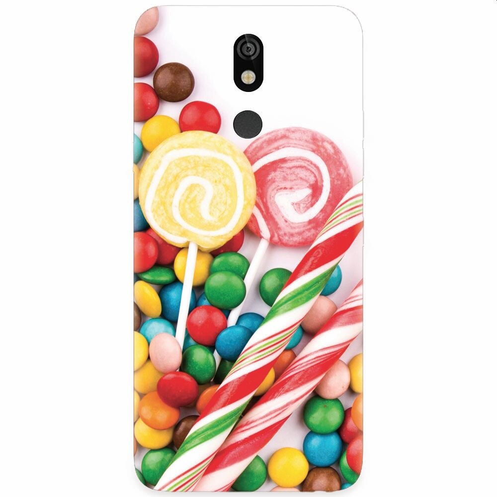 Husa silicon pentru LG K40, Sweet Colorful Candy