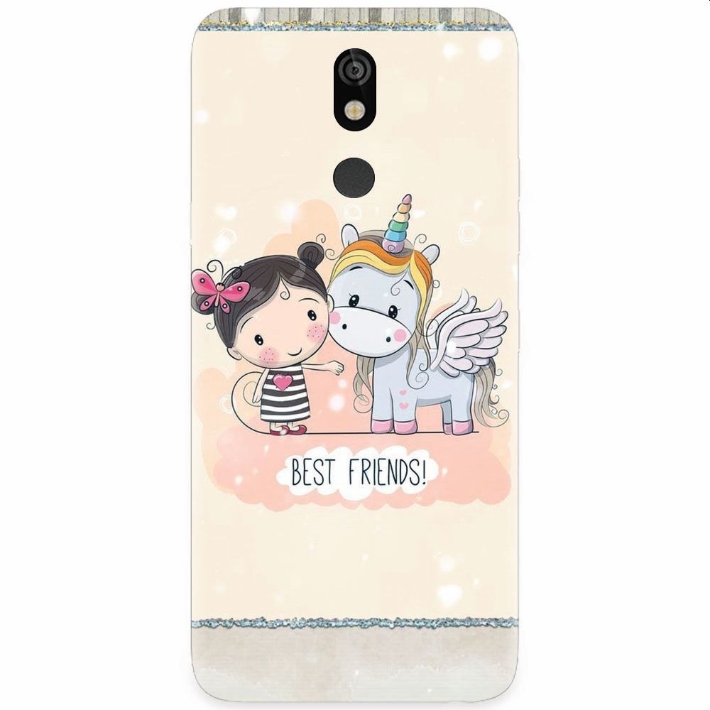 Husa silicon pentru LG K40, Best Friends